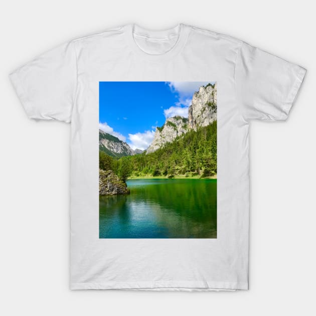 Green Lake 4 T-Shirt by ephotocard